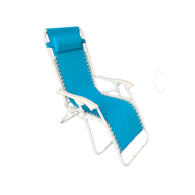 CHAISE LONGUE S2 AVEC COUSSIN BLEU