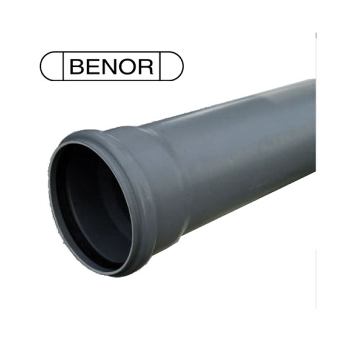 TUYAU D'ÉGOUT BENOR 160MM 1M EP3.2MM D. GRIS