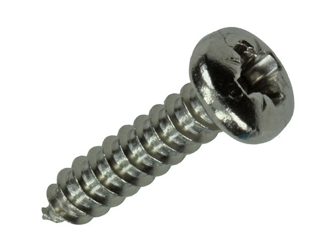 F6-ZELFTAPPENDE SCHROEF CYL .KOP 3,5 X 16 MM INOX A2