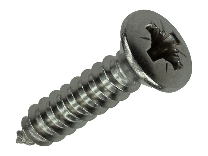 F5-ZELFTAPPENDE SCHROEF BOLVERZONKEN KOP 4,2 X 19 MM INOX A2