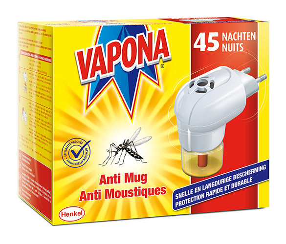 VAPONA ANTI MUG LIQUID APPARAA T 45 NACHTEN ECONOMY