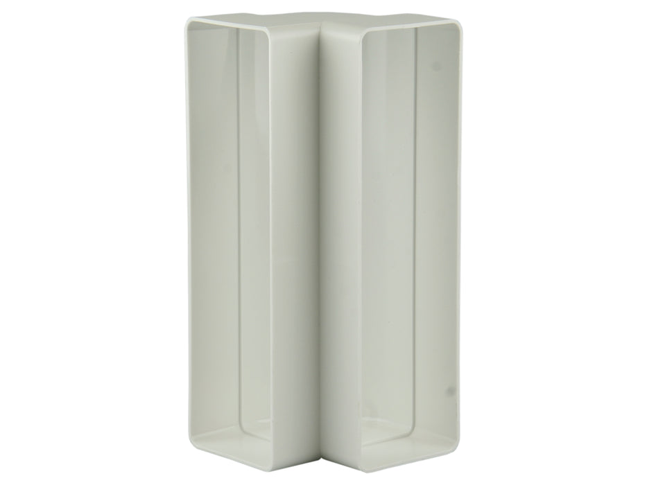 RACCORDEMENT D'ANGLE PVC VERT.90° 7015 BLANC 204X60MM