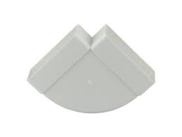 RACCORDEMENT D'ANGLE PVC HOR.90° 7016 BLANC 110X55MM