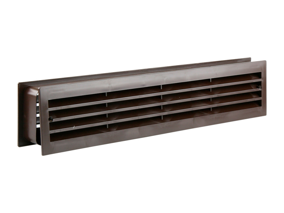 GRILLE DE PORTE 761 PVC RAL 8019 450X90MM