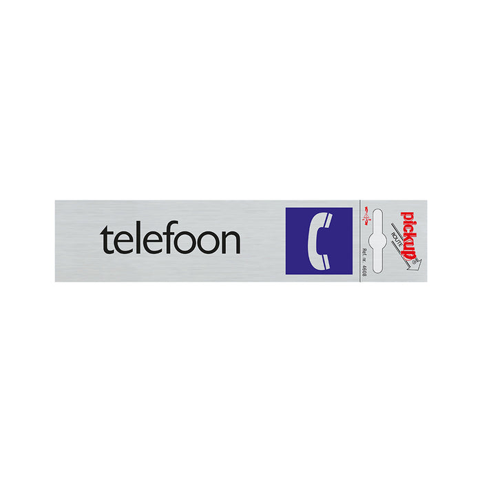 CARTE PU ALULOOK TÉLÉPHONE 165X44 MM ZLFKL