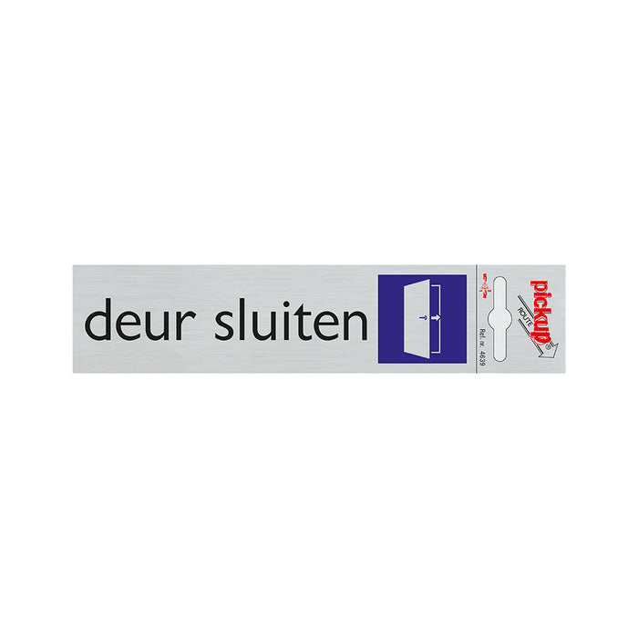 PU BORD ALULOOK DEUR SLUITEN 165X44 MM ZLFKL