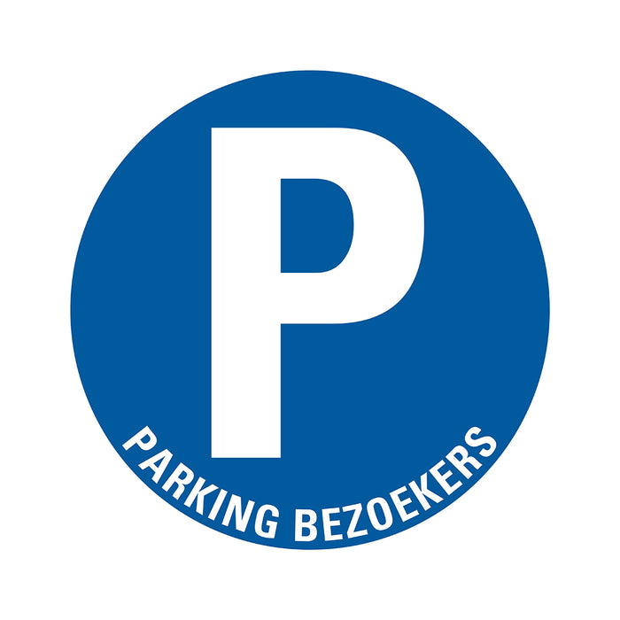 PU BORD PARKING BEZOEKERS 300 MM ROND