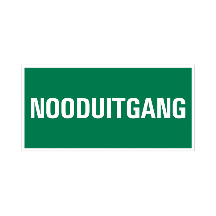 PU BORD NOODUITGANG 150X300 MM