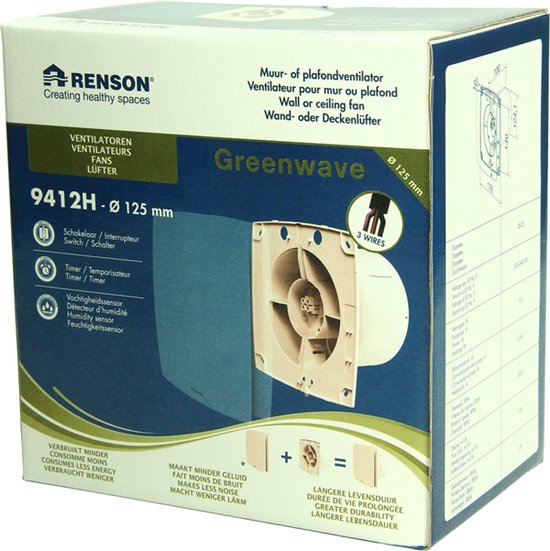 VENTILATEUR MÉCANIQUE AVEC MINUTERIE ET ​​HUMIDITÉ. SENS. DIAPOSITIVE 125