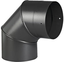 BOCHT 45° 150 EMAIL ZWART MAT