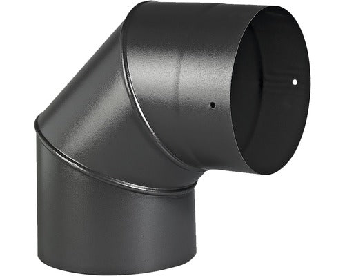 BOCHT 90° 150 EMAIL ZWART MAT