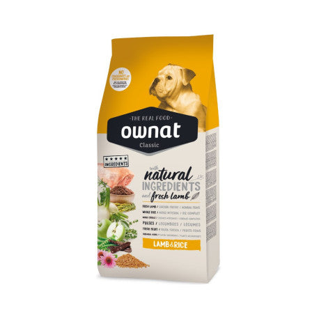 OWNAT CLASSIC LAMB&#38;RICE 4KG