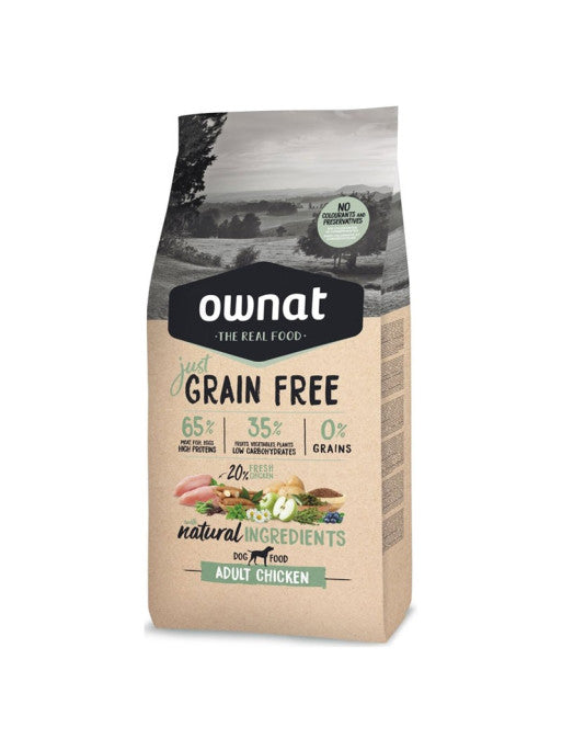 OWNAT POULET ADULTE SANS GRAINS 14KG