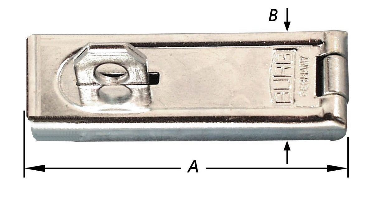 PORTE CADENAS, SIMPLE, ZINGUÉ 60 MM