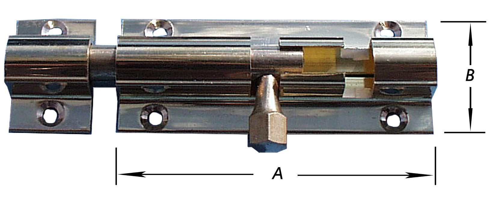 LOQUET EN LAITON POLI 38 MM