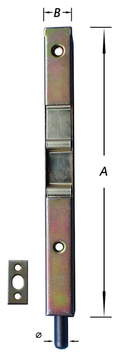 2 GLISSIÈRES TUBES MODÈLE CABILLAGE 150 MM