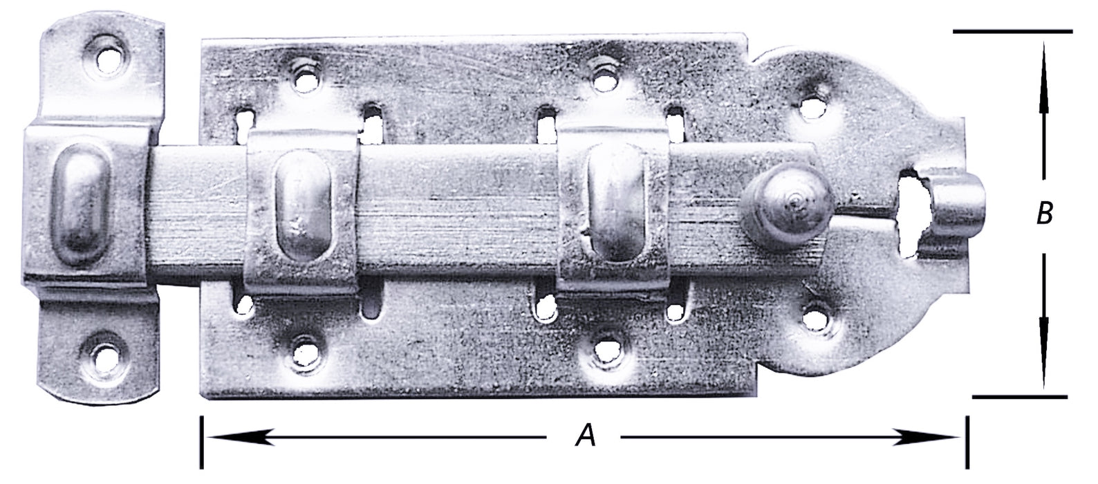 GLISSIÈRE À ROULEAU + SUPPORT GALVANISÉ 120 MM