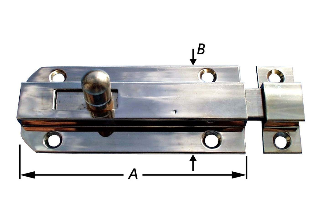 GLISSIÈRE POUR MEUBLE PROFIL EN LAITON 25X50 MM