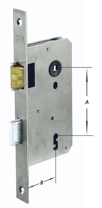 INSTEEKSLOT, 1 SLEUTEL, RECHTS 85X45 MM