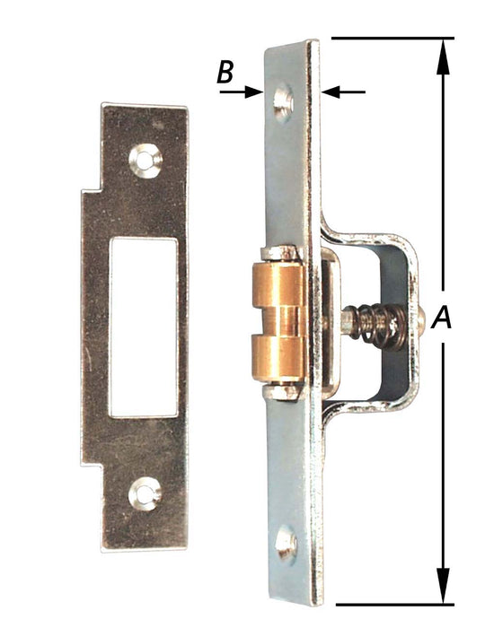 ROULEAU NAPPER RÉGLABLE + PLAQUE DE VERROUILLAGE. 100MM