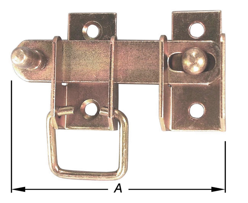 DRAAILUIKSLUITING, ZWART 100 MM