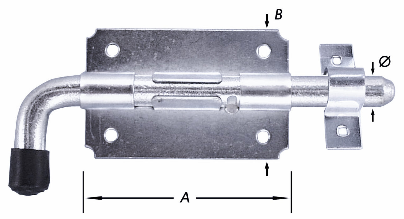 PISTOOLGRENDEL, VERZINKT 12 MM