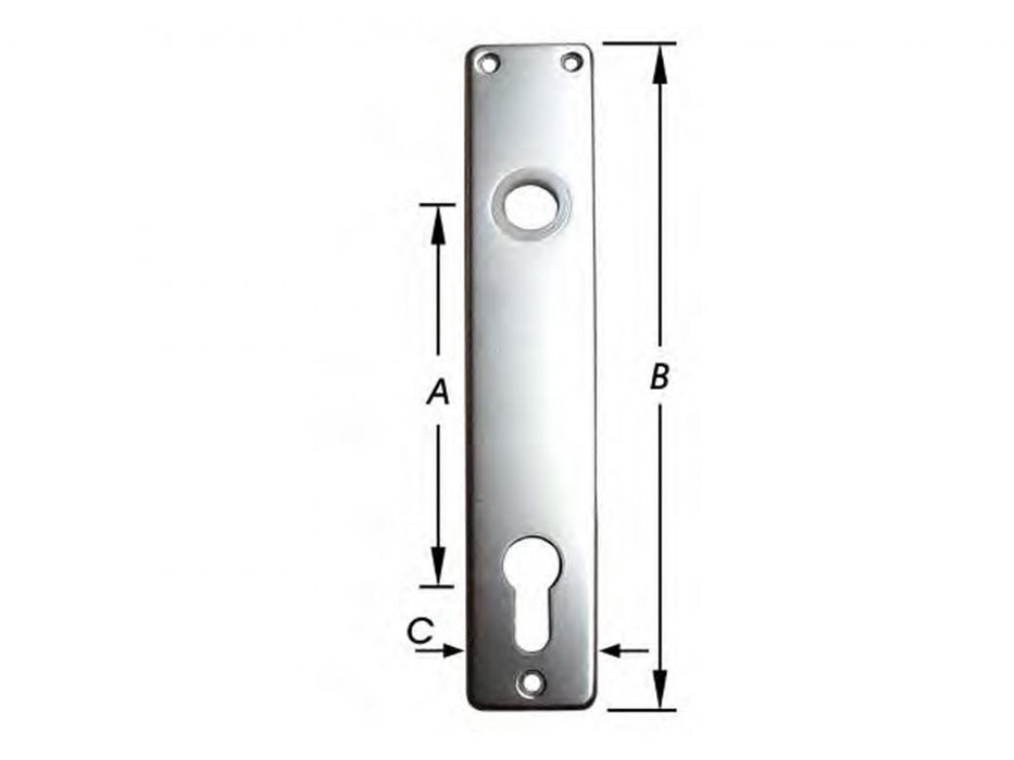 2 DEURSCHILDEN,CIL.GAT,ALU F1 85 X 210 MM