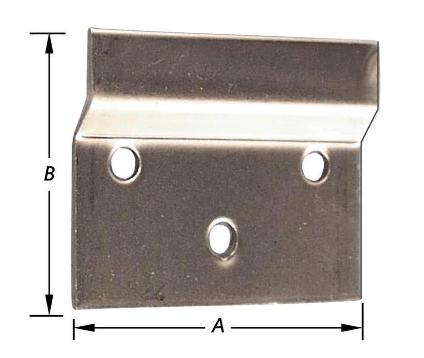 2 WANDPLATEN VR.KASTOPHANGER 58X50MM