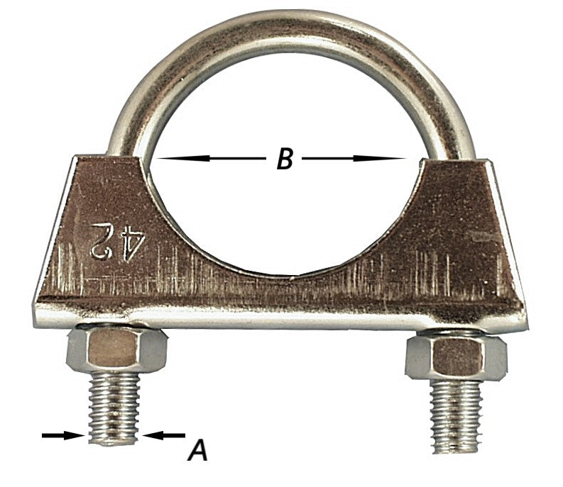 FERMETURE D'ÉCHAPPEMENT + ÉCROUS 45MM (PRIX PAR PIÈCE)