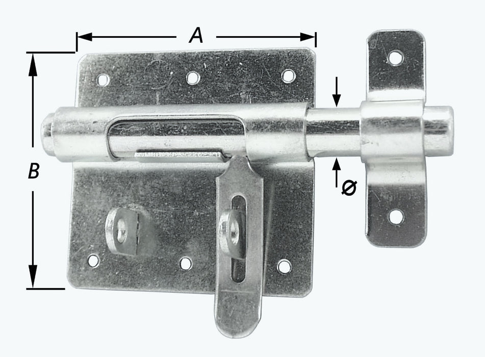 BOX-GRENDEL VOOR HANGSLOT 90 X 16 MM