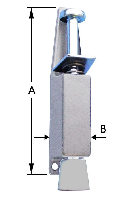 BUTÉES À PÉDALES POUR PORTES INTÉRIEURES 120 MM