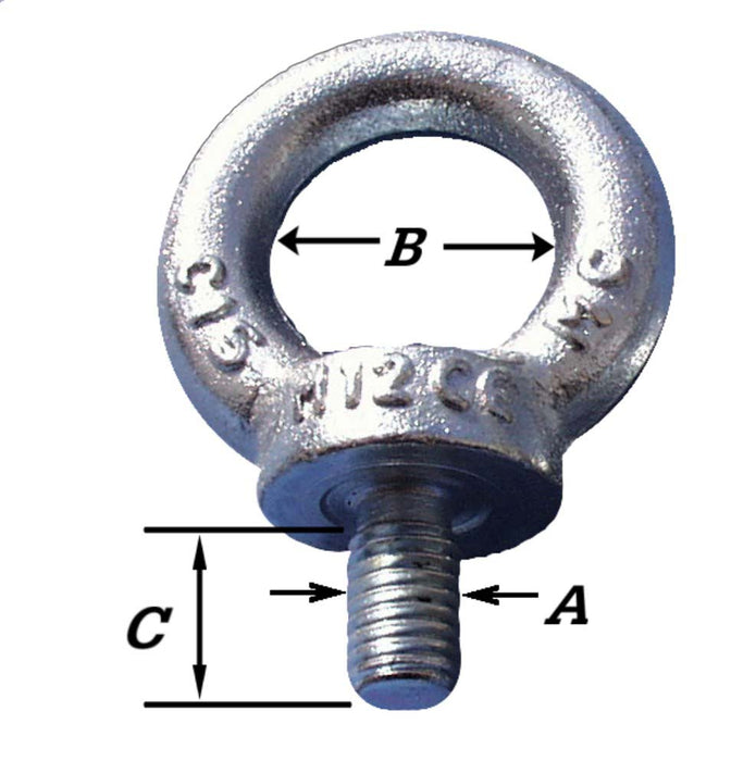 RINGBOUTEN, VERZINKT M10