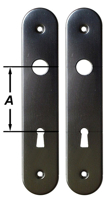 2 PROTÈGE-PORTES CLÉ INOX-L