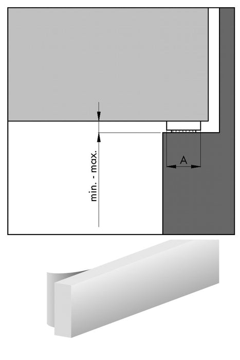 TOCHTBAND SCHUIM WIT 9X6-9M DEPANISOL