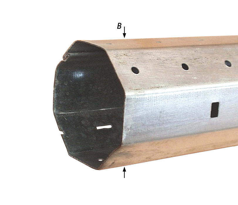 ACHTKANTASSEN ROLLUIK VERZ.3M 60MM  (PER STUK)