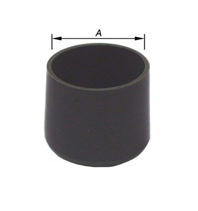 MEUBELPOOTDOPPEN ROND 30 MM (PER STUK)