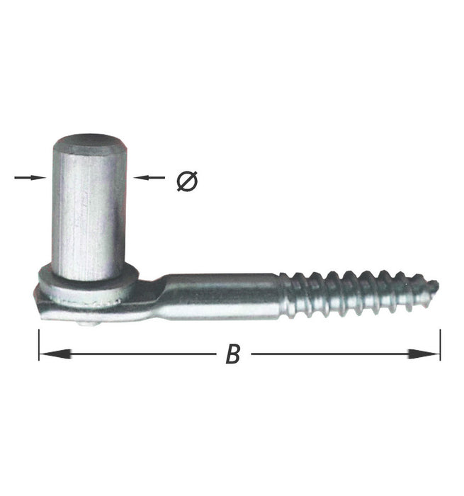 VIS POUCES LÉGÈRES GALVANISÉES 18MM (PAR PIÈCE)