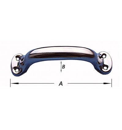 HOLLE GREPEN,HOOG MODEL,ZWART 195 MM