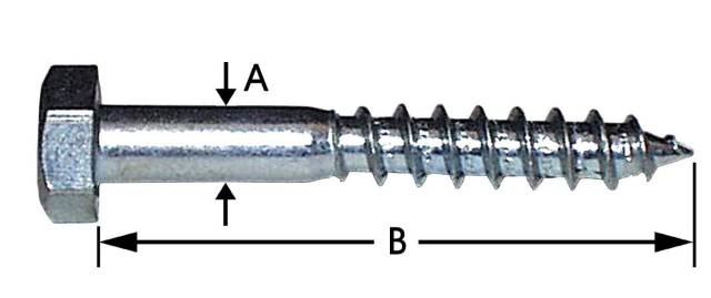 6 HOUTDRAADBOUTEN,ZESK.,VERZ. 8X30 MM