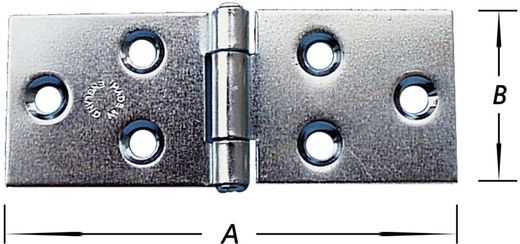 LINTSCHARNIEREN, VERZINKT 31X81 MM