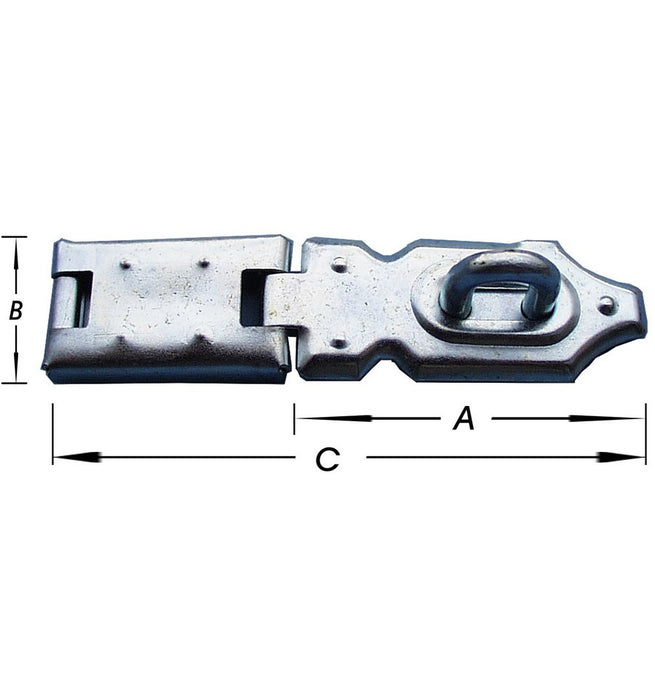 PORTE-CADENAS, GALVANISÉ 110 MM