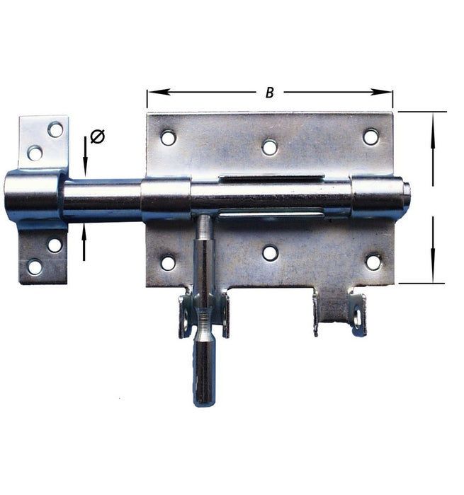 LOQUET DE BOITE POUR CADENAS