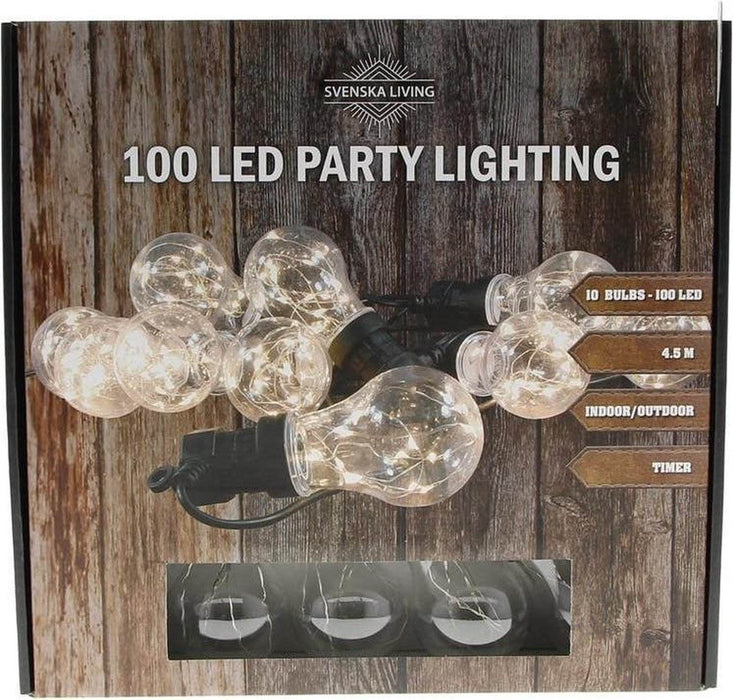 PARTYLIGHT S10 LED WW BRIGHT IP44 MINUTERIE 4,5M