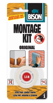 BS MONTAGEKIT TAPE ORIGINAL ROL 1.5M X 19MM KAART