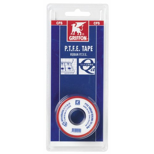 GRF P.T.F.E. TAPE GASTEC (GASLEIDING) ROL 12 M X 12 MM X 0,10 MM