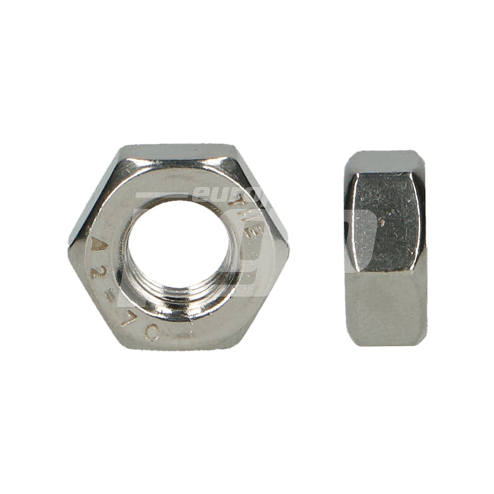 ÉCROU HEXAGONAL A2-70 DIN 934 M 6