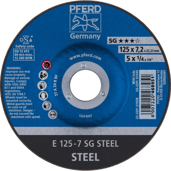 AFBRAAMSCHIJF E 125-7 SG STEEL