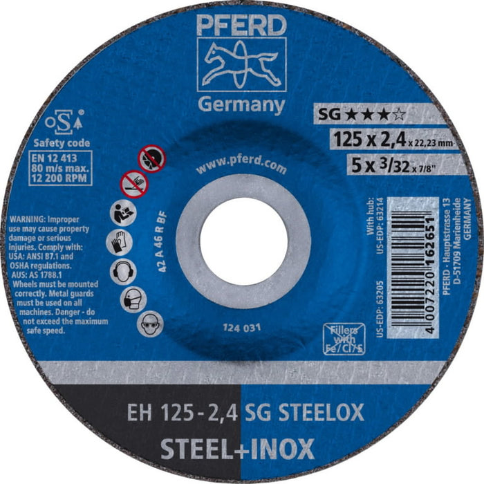 DISQUE DE TRANSFERT EH 125-2.4 SG STEELOX