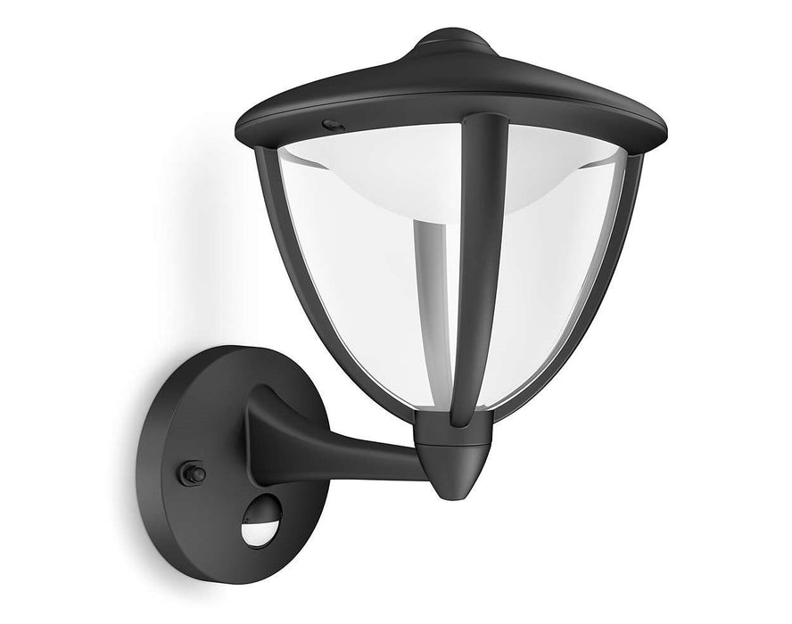 ROBIN WALL LANTERN BLACK 1X4.5W