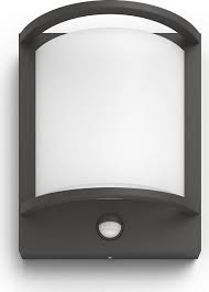 SAMONDRA IR WANDLAMP ANTRACIET 1X12W